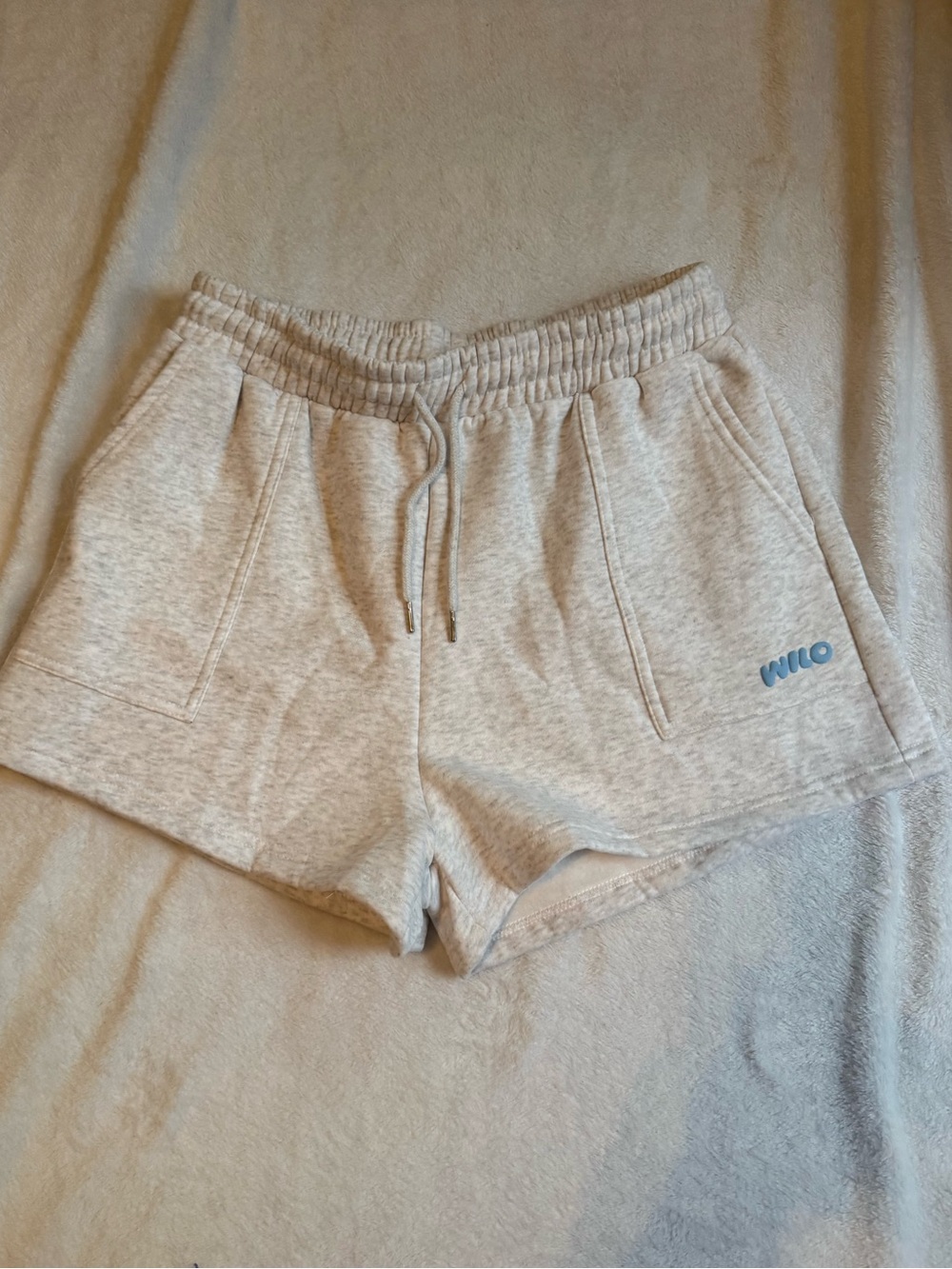 WILO  Women's Heather Gray Lounge Shorts